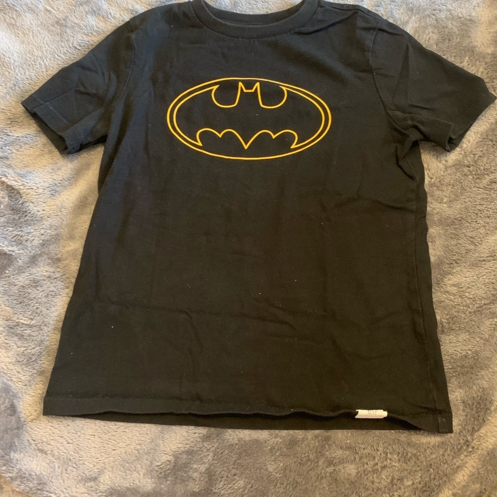 GAP Kids Black T-Shirt with DC Logo